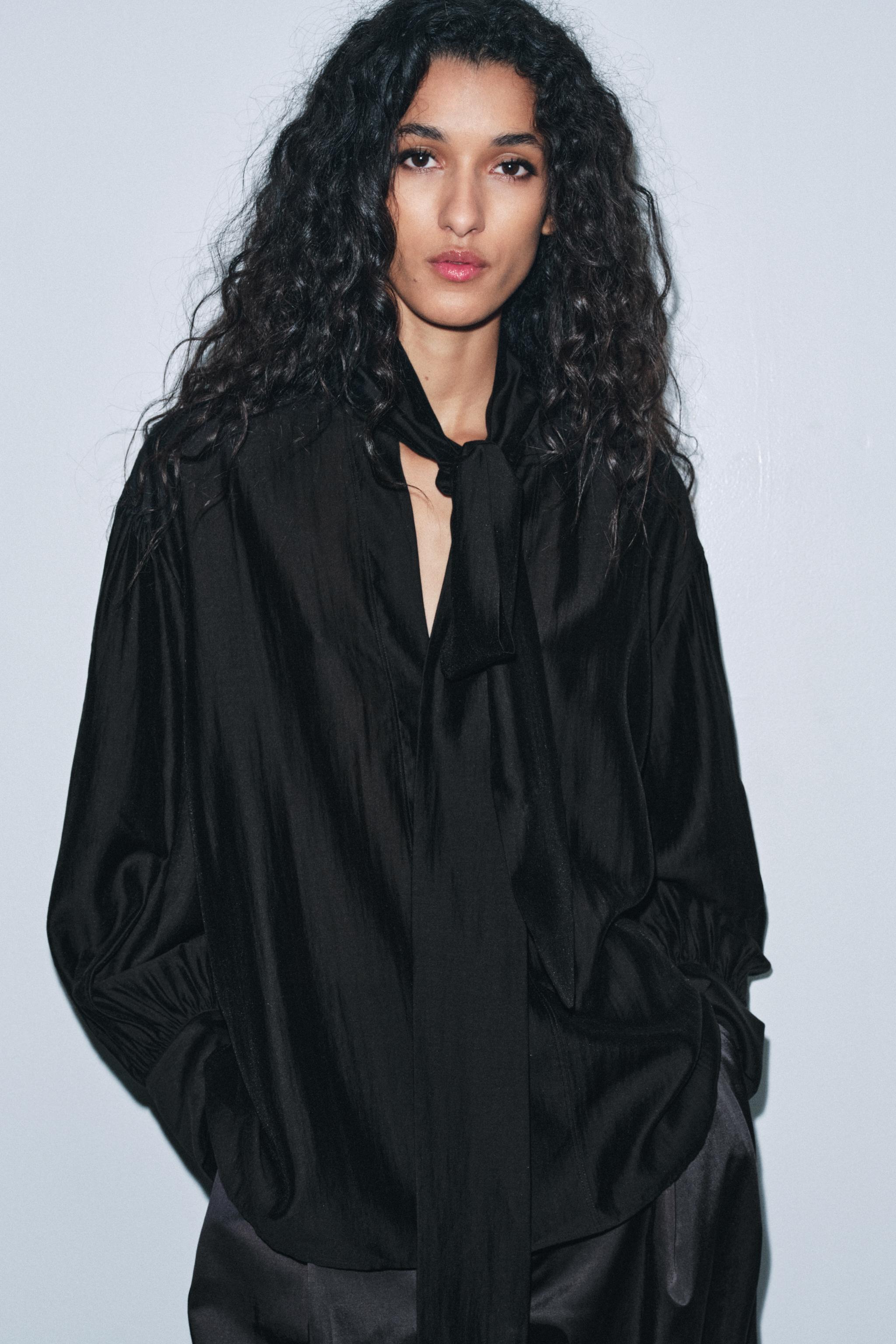 CHEMISE FLUIDE À NŒUDS ZW COLLECTION